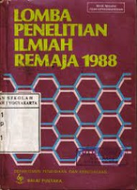 LOMBA PENELITIAN ILMIAH REMAJA 1988