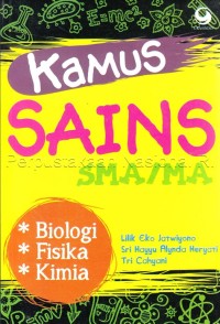 Image of Kamus Sains SMA/MA