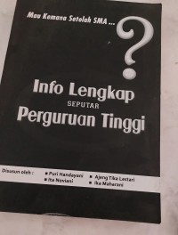 INFO LENGKAP SEPUTAR PERGURUAN TINGGI