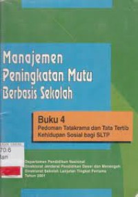 Image of MANAJEMEN PENINGKATAN MUTU BERBASIS SEKOLAH PANDUAN MONITORING EVALUASI BUKU 3