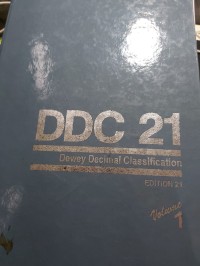 DDC 21 DEWEY DECIMAL CLASSIFICATION
