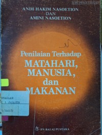 PENILAIAN TERHADAP MATAHARI, MANUSIA, DAN MAKANAN