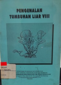 Pengenalan Tumbuhan Liar VIII