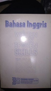 bahasa inggris written & spoken skills