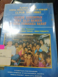 KARYA TULIS LOMBA PENELITIAN ILMIAH (LPIR 1987-1988) SISTEM KEHIDUPAN SUKU BAJO BANGUN DI NUSA TENGGARA BARAT