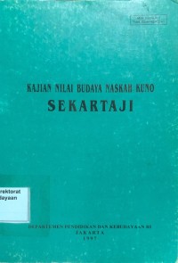 kajian nilai budaya naskah kuno sekartaji