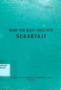 Kajian Nilai Budaya Naskah Kuno Sekartaji