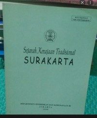 Image of Sejarah Kerajaan Tradisional Surakarta